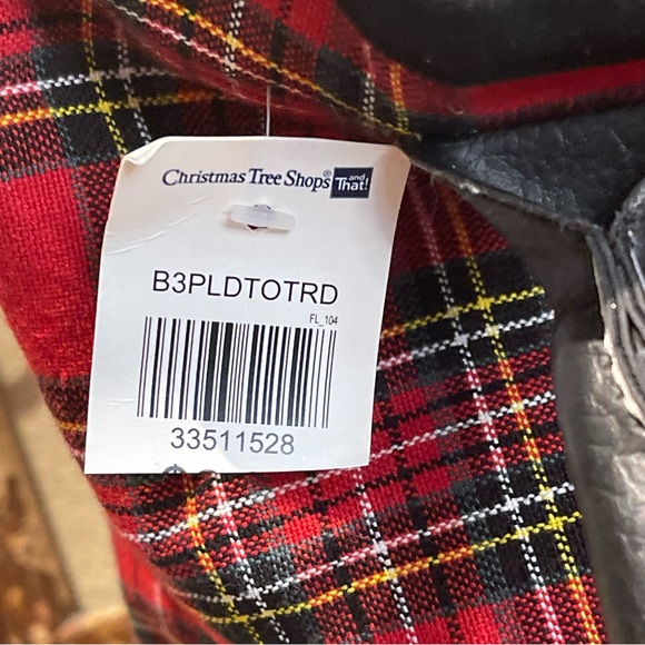 Large plaid tote Nantucket distributing CO) nwt - Picture 6 of 11